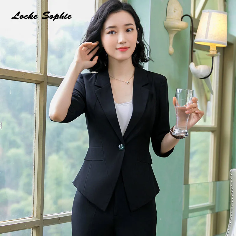 Women's Plus size Blazers coats 2019 Autumn cotton Splicing Single button Small Suits jackets ladies Skinny Blazers Suits coats Women's Plus size Blazers coats 2019 Autumn cotton Splicing Single button Small Suits jackets ladies Skinny Blazers Suits coats