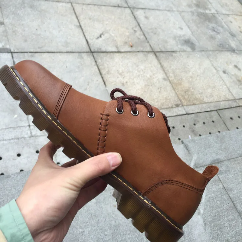 Купить ручной работы мужская оксфорд обувь высокого качества ботинки ...