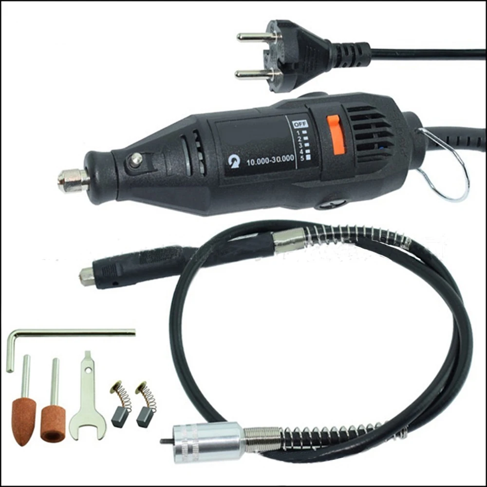 

130W Mini Drill Electric Grinder Grinding Machine Engraving Electric Tool Set Mill