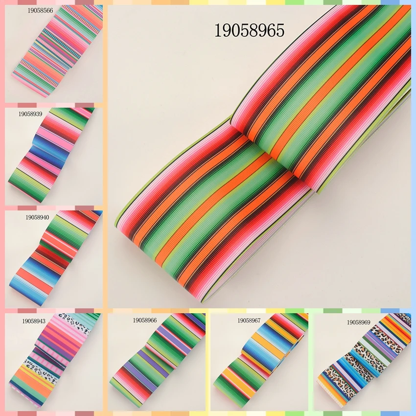 

10yards -different sizes - cute mexico printed ribbon printed Grosgrain ribbon