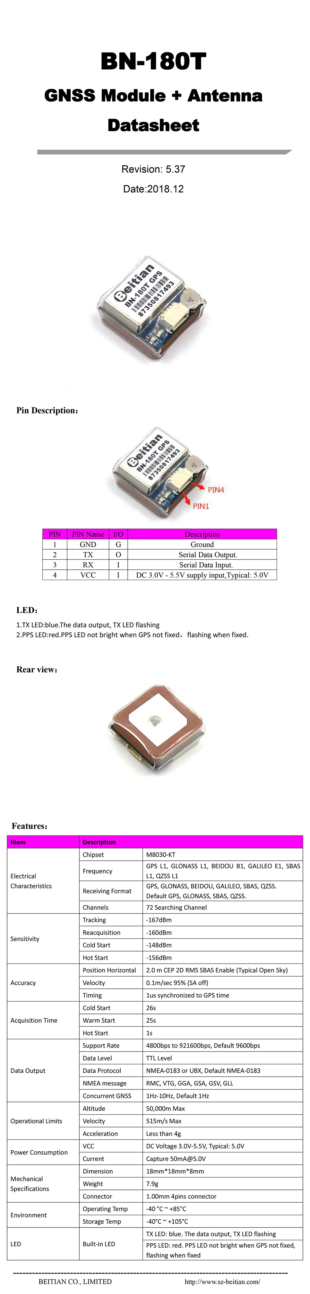 Gps модуль, GNSS модуль для APM Pixhawk CC3D Naze32 F3 полета Управление часть для Радиоуправляемый fpv-дрон аксессуары, UART ttl уровня, BN-180T