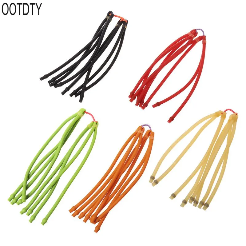 

New Slingshot Band Fishing Bands Shooting Hunting Group Round Band Latex Tube Outdoor Replacement Elastic Powerful Catapult Tool