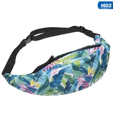 Новинка, удобная сумка, полностью черная, с 3d принтом, модная сумка на талию, женская сумка на пояс, сумка на талию для мужчин