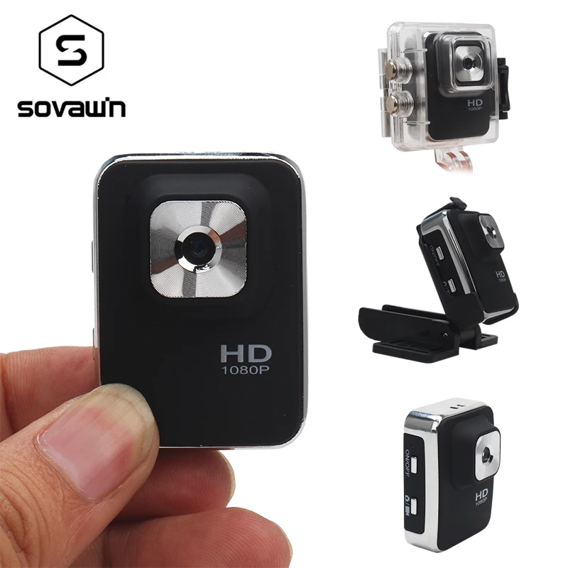 Sovawin мини камера CMOS ночного видения 1080p Full HD видео рекордер портативный DVR 12mp Спорт