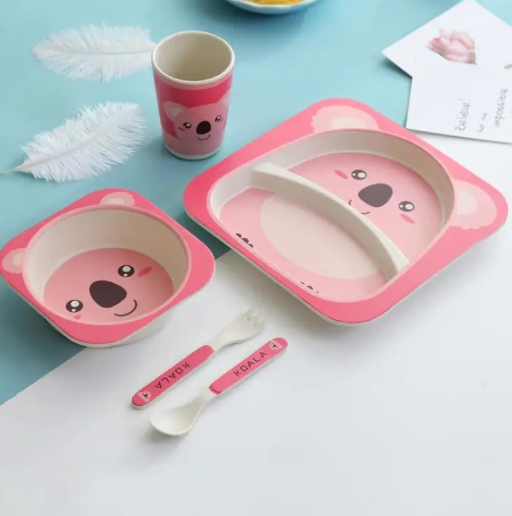 5pcs/sets Children's Tableware Cartoon Rice Baby Feeding Bowl Meal Bowl Bamboo Fiber Kids Cute Cutlery Boy Girl Gift Tableware 5pcs/sets Children's Tableware Cartoon Rice Baby Feeding Bowl Meal Bowl Bamboo Fiber Kids Cute Cutlery Boy Girl Gift Tableware