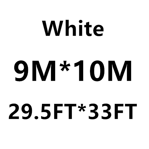 Vilead 9 м x 10 м(29.5ft X33 футов) белоснежка цифровой камуфляж чистая Военная Униформа камуфляж сетка Солнечные укрытия Защита от солнца Тенты паруса палатка - Цвет: White