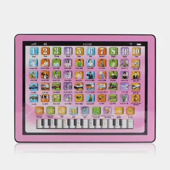 

New English Early Learning Study Machine Child Kids Computer Tablet Touch Screen USB Charging Educational Toys For Children