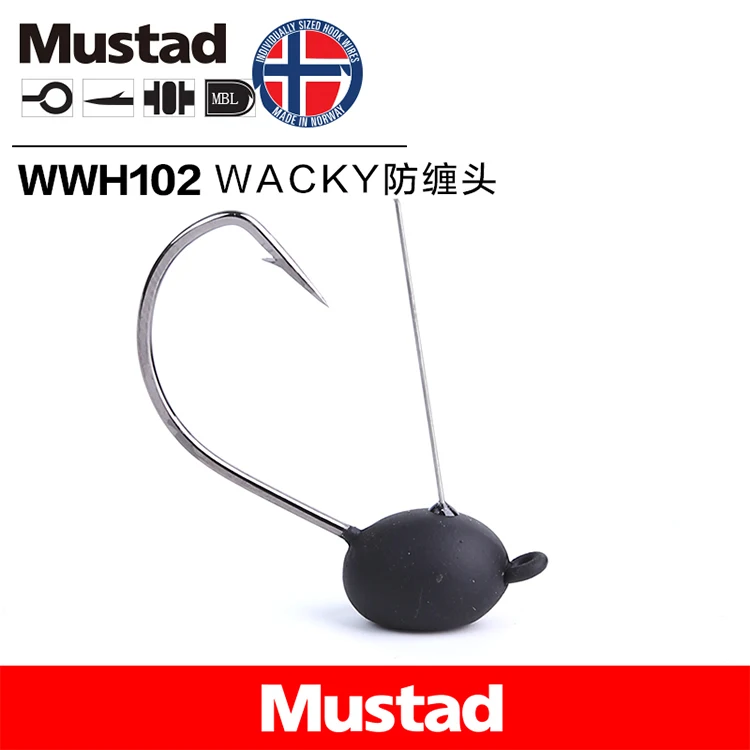 Mustad Рыбалка Крючки 1 7g 3.5g 5g рукоятки с джиг-головкой анти намотка приманка со