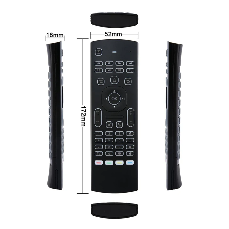 MX3 Air Fly Mouse 2 4 ГГц беспроводная клавиатура дистанционное управление