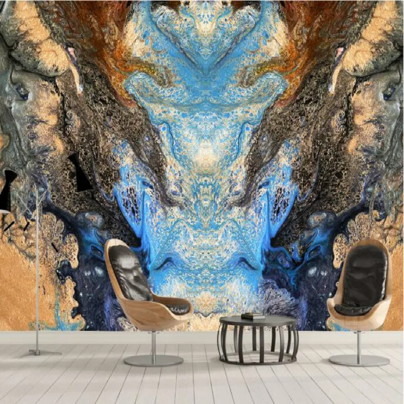 Modern Simple Sandstone Art Large Mural Wallpaper Living Room Bedroom