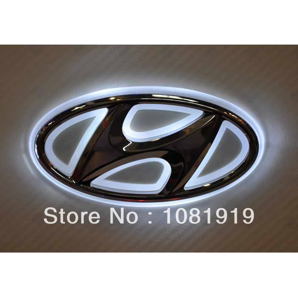Free Shipping LED Car Logo Light Auto Badge Light DIY Funny Car
