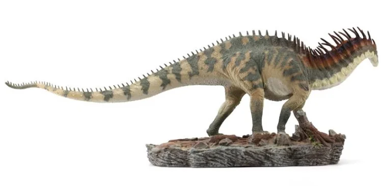 1:35 PNSO Amargasaurus Cazaui Amagaron с пьедестальной платформой динозавр Классические игрушки для мальчиков модель животного 35 см