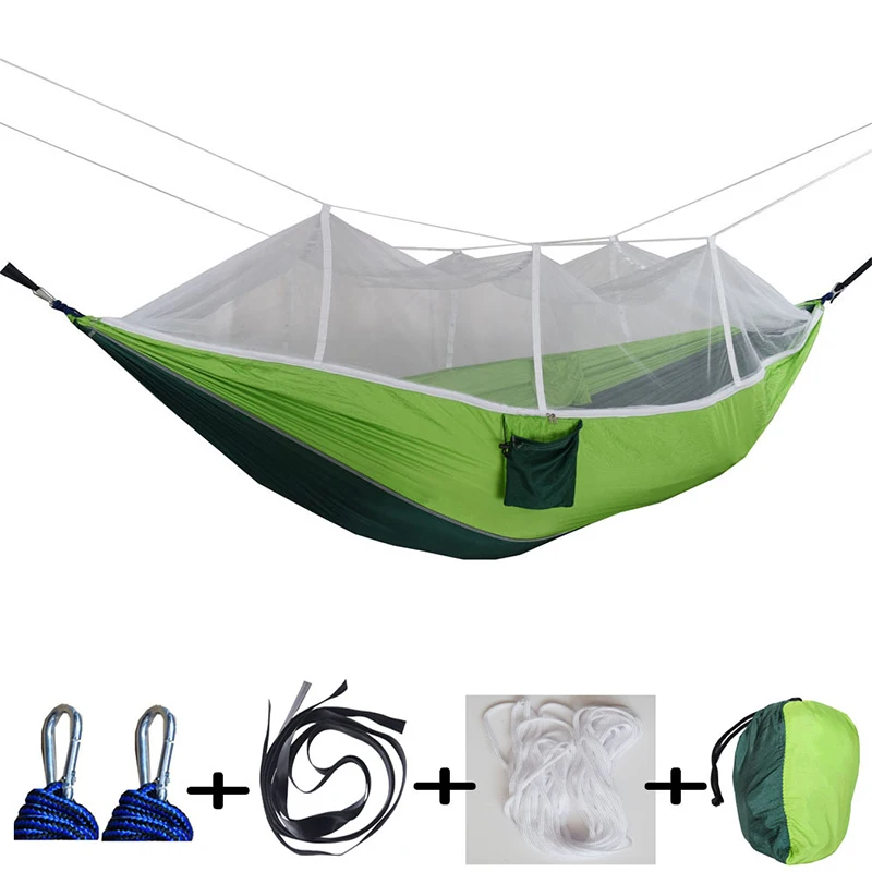 

hammock ultralight parachute hammock hunting mosquito net double lifting outdoor furniture hammock