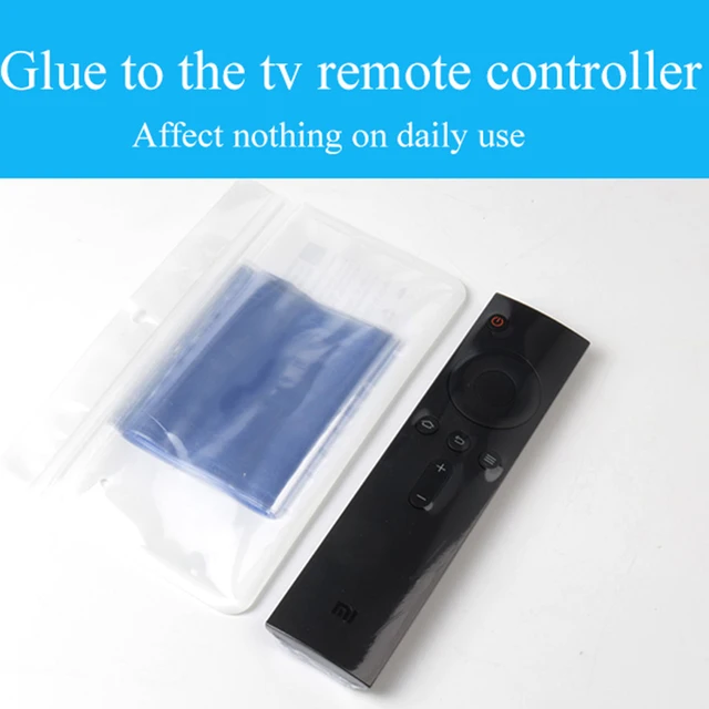 10Pcs Clear Shrink Film TV Remote Control Case Cover Air Condition Remote Control Protective Anti-dust Bag Cover Accessories 4