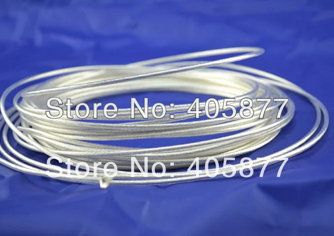 10M High quality OCC Silver plated wire 0 2MM2 Pure silver plated headphone cable DIY earphone wire audio cable wire