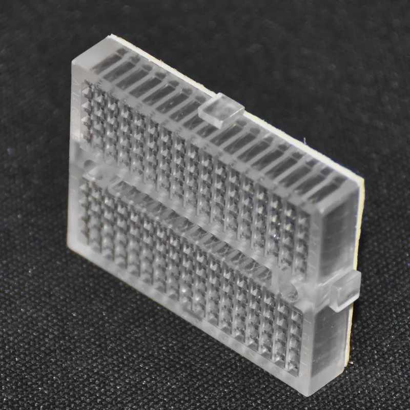 

Mini Breadboard Protoboard DIY Kit Universal Transparent Solderless SYB-170 Breadboard 170Tie-points Prototype Boards 35X47MM