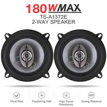 

2pcs 5 Inch 13cm 180W 2 Way Car Coaxial Auto Music Stereo Full Range Frequency Hifi Speakers Non-destructive Installation