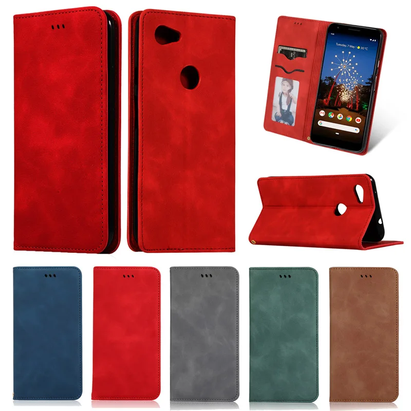 PU leather flip Phone Protection Case For Google Pixel 3 3XL With Card Holder wallet 3A 3AXL Cover |