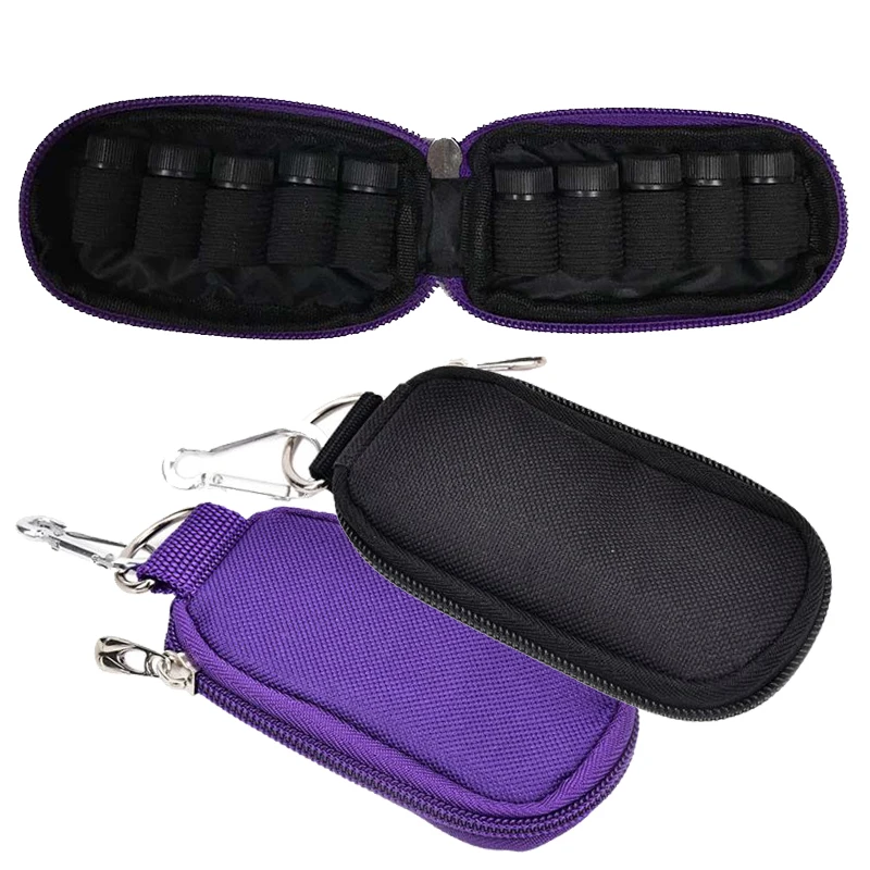 

10-cell Sub-bottled Portable Small Bag Toiletry Bag Containing Cosmetic Bag Bottles Essential Oils Carry Case Holder Storage