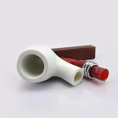 Meerschaum Durable Classic Smoking Pipe Tobacco Cigarettes Cigar Pipes Gift