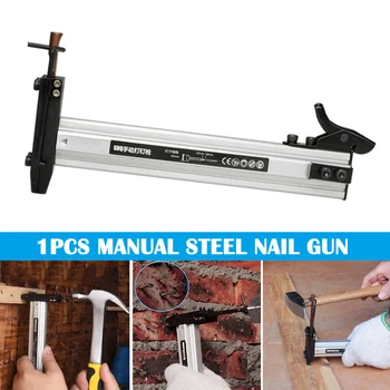 

Manual Steel Nail Tool Nailer Semi Automatic Wire Slot Nailing Machine for Cement Wall CLH@8