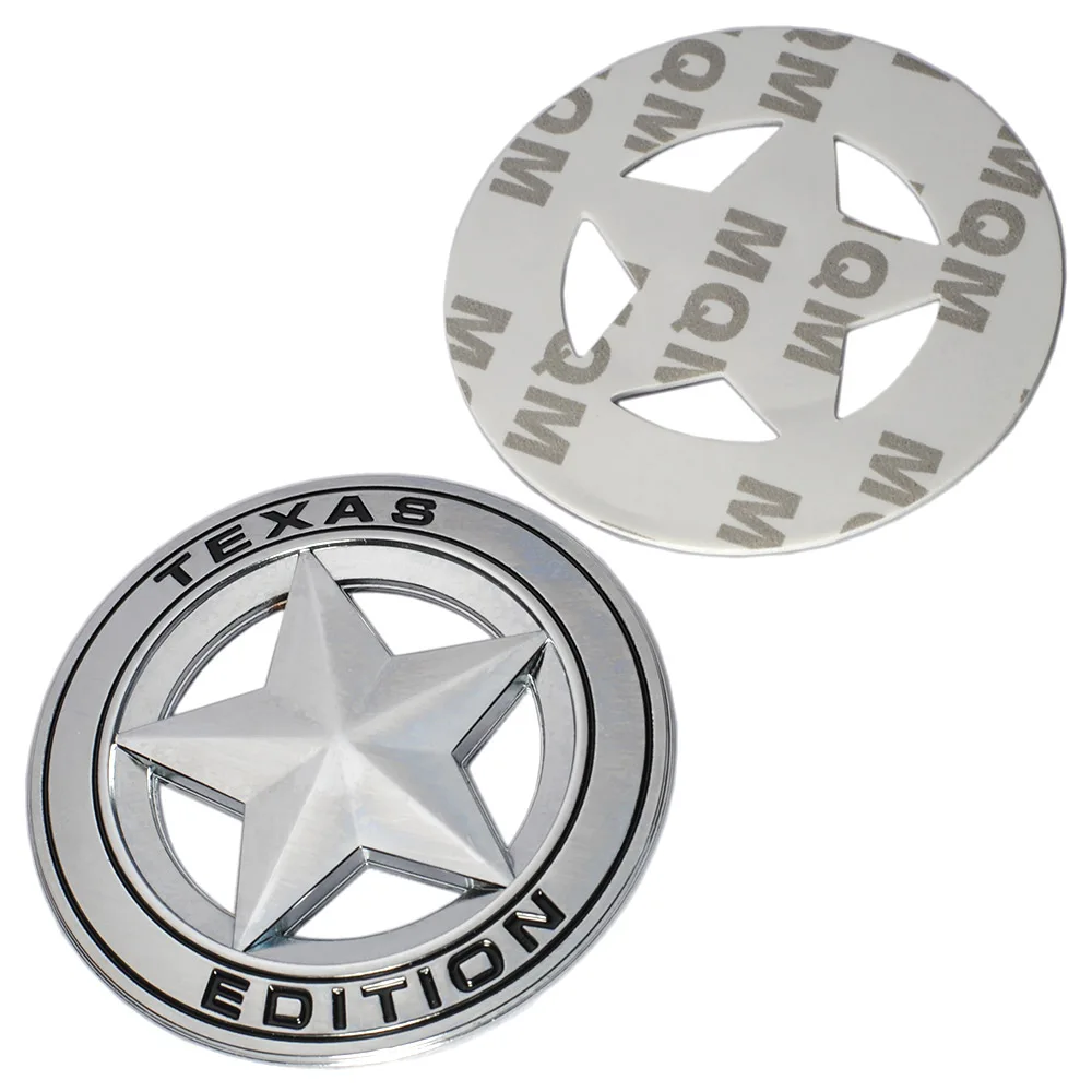 3D металлическая эмблема TEXAS EDITION щит пентаграмма значок для автомобиля