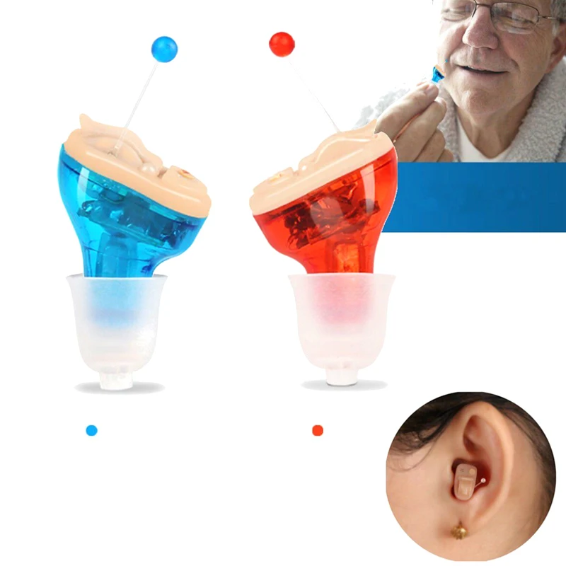 

Mini Invisible Hearing Aid In-ear Sound Voice Amplifier Enhancer JS88