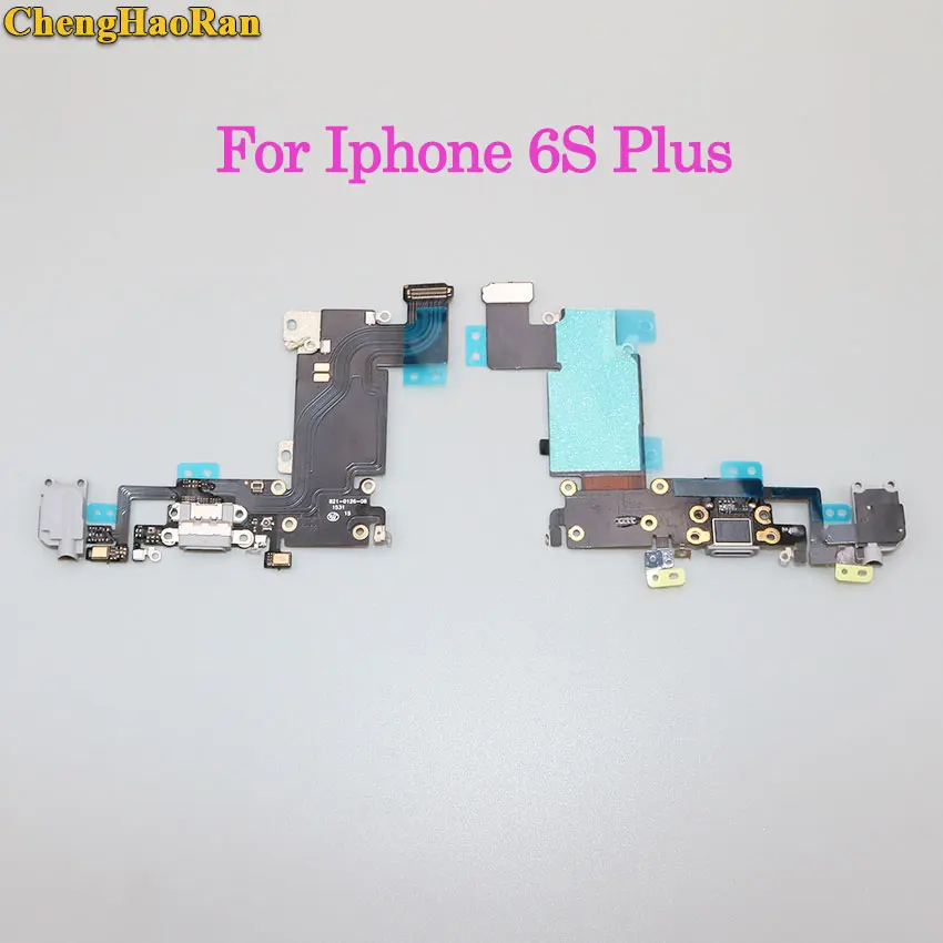 ChengHaoRan USB зарядное устройство зарядный порт для iPhone 6 6G 6plus 6splus док-станция гибкий кабель Разъем для наушников Lightning разъем в сборе