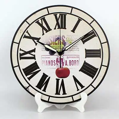 Мода Гостиная украшения настольные часы более немой красивый дом часов кухонный стол часы настенные лучший подарок - Цвет: white holder