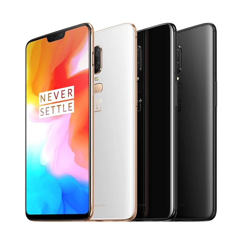 Глобальная ПЗУ OnePlus 6 ГБ/8 ГБ ОЗУ 128 Гб Восьмиядерный процессор Snapdragon 845 FHD 28 дюйма 20