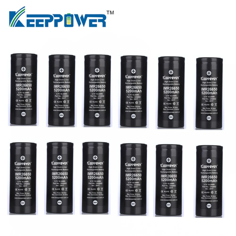 Keepower 26650 6000mAh 15A Li-ion Rechargeable Battery – Nealsgadgets