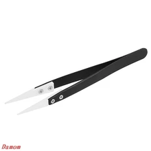 Керамические наконечники пинцет ручка из нержавеющей стали прямой направленный Пинцет для катушек