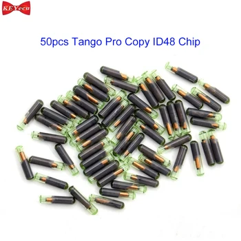 

KEYECU 50pcs ID48 Car Key Transponder Chip After Market Tango Pro Copy T6 ID48 Chip