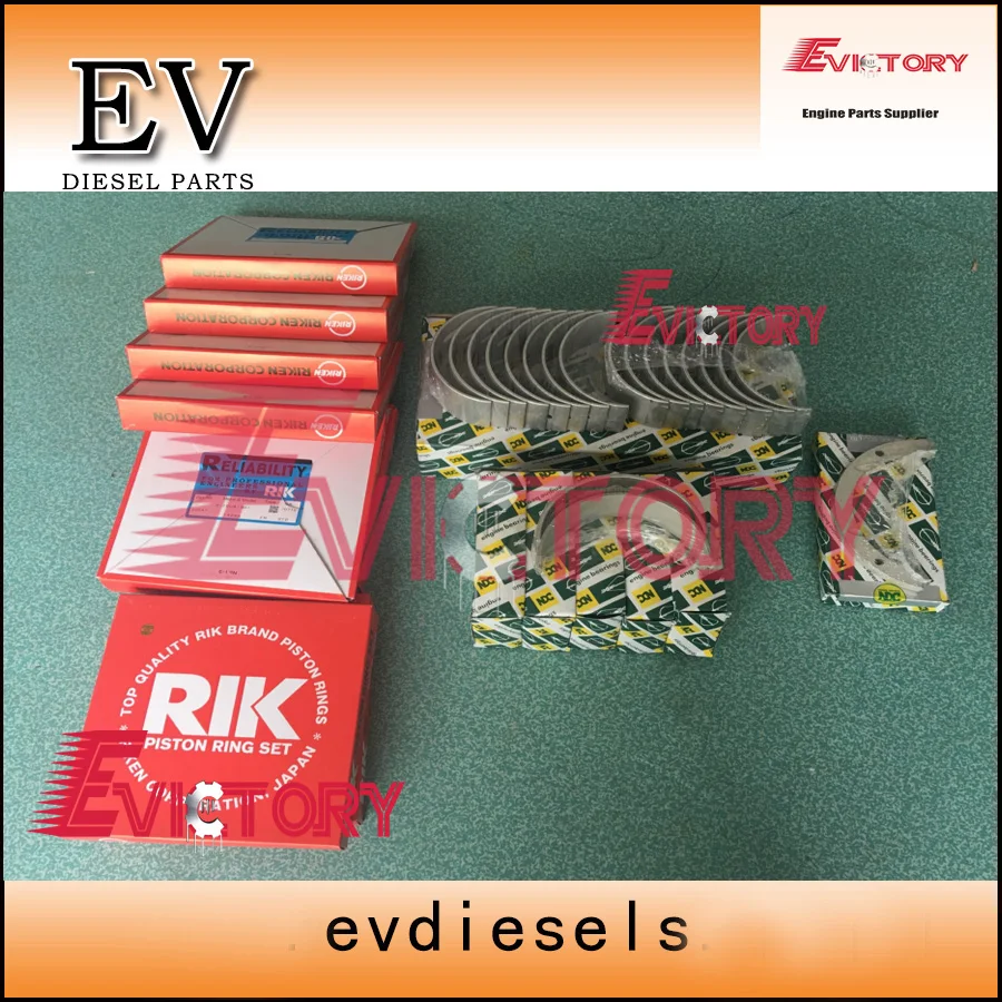 

For Mitsubishi 8DC10 8DC11 piston ring and crankshaft bearing connecting rod bearing made in Japan