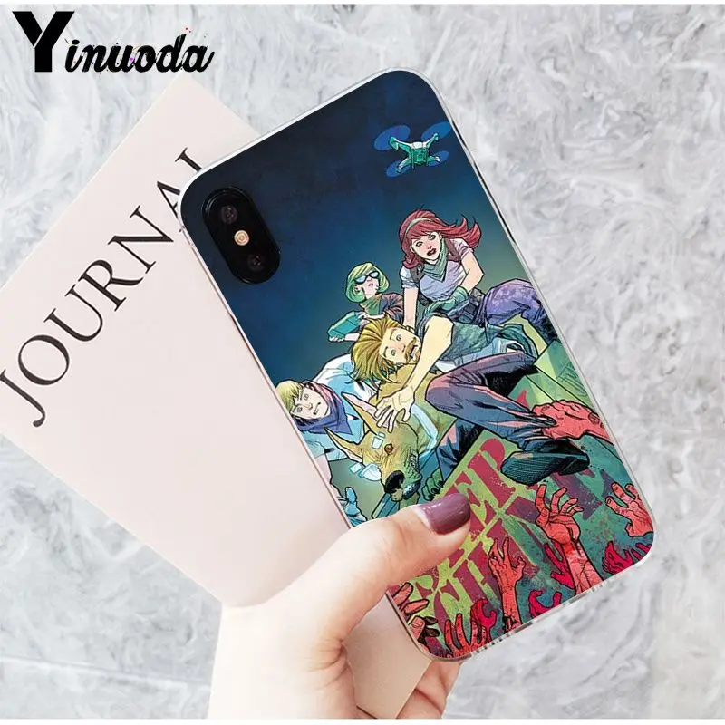 Yinuoda Shaggy и Scooby Doo прозрачный мягкий для телефона чехол для Apple iPhone 8 7 6S Plus X XS MAX 5 5S SE XR мобильные чехлы - Цвет: A6