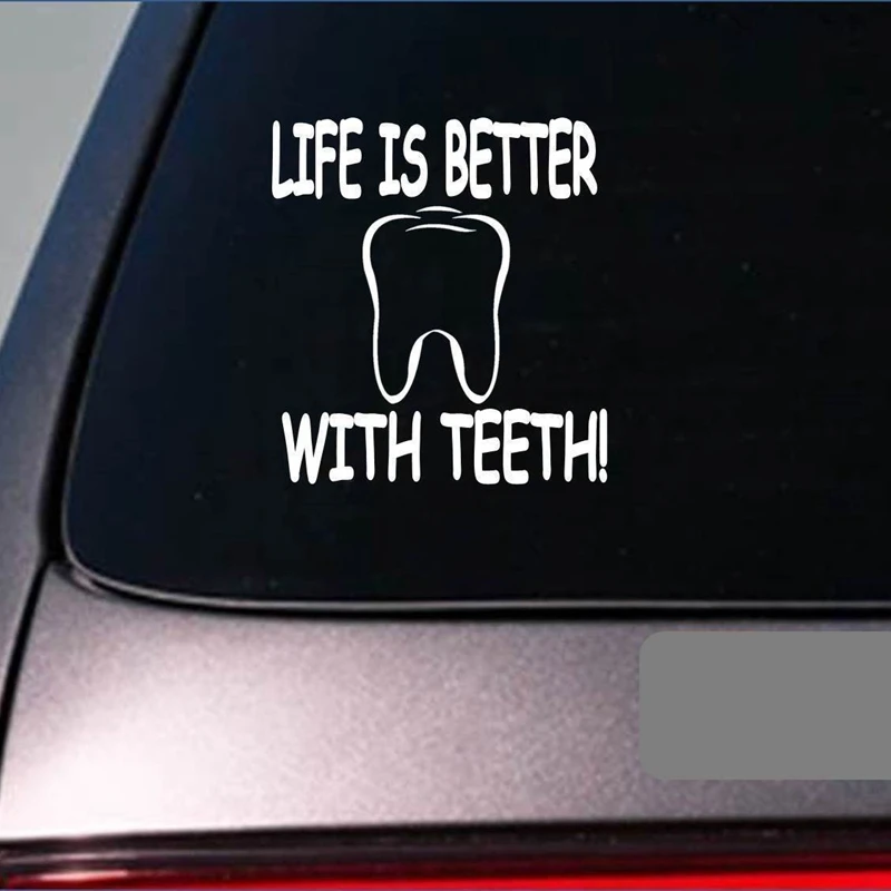 Tooth Teeth Sticker Dentist Decal Muurstickers Poster Vinyl Art Wall