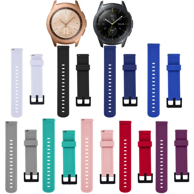 

Fashion Soft Silicone Watch Strap Band For Samsung Galaxy Watch 42mm Replacement New Sports Bracelet Wrist bands strap Unisex