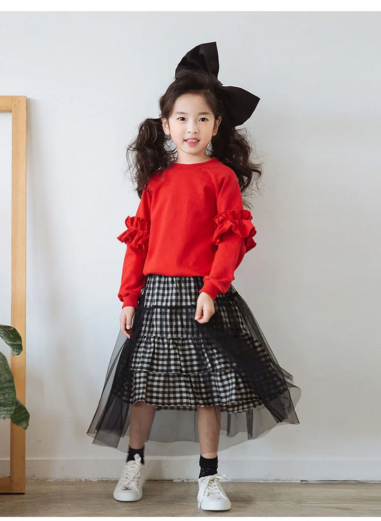 mesh patchwork cotton skirts for girls 12 year baby big girls clothing autumm long skirts for children girls causal kids clothes 4 5 6 7 8 9 10 11 12 13 14 15 years little big girls skirts 2017 girls black skirt (1)