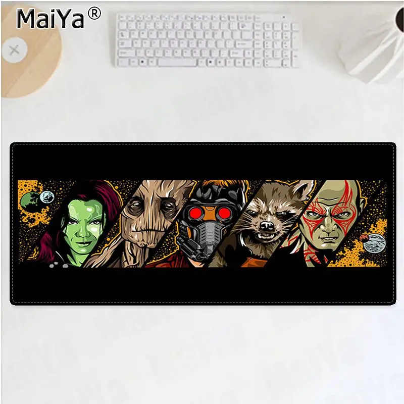 Maiya My Favorite Marvel Comics логотип геймерская игра коврик для мыши большой коврик для мыши клавиатуры коврик - Цвет: Lock Edge 30x80cm