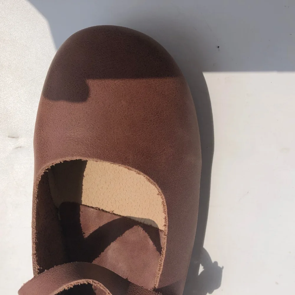 Careaymade-New spring&summer pure handmade Genuine leather shoes,retro art small fresh female flat shoes,Driving shoes