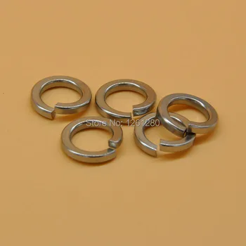 

free shipping 100 pieces M10 metal washer stainless steel spring washer screw anti-skid pad fastener hardware part