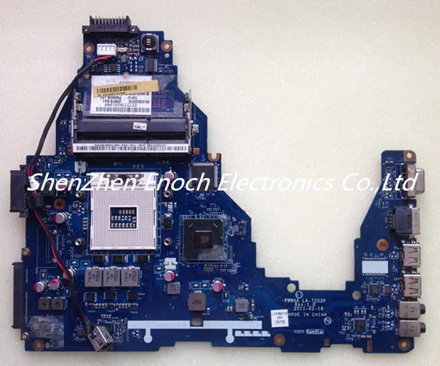 For Toshiba satellite C660 Laptop motherboard Integrated HM65 K000124370 PWWHA LA-7202P  stock No.999