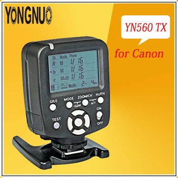

YONGNUO YN560-TX LCD Wireless Manual Flash Trigger Remote Controller for Canon YN560IV YN560III RF602 RF603 RF603II YN560TX