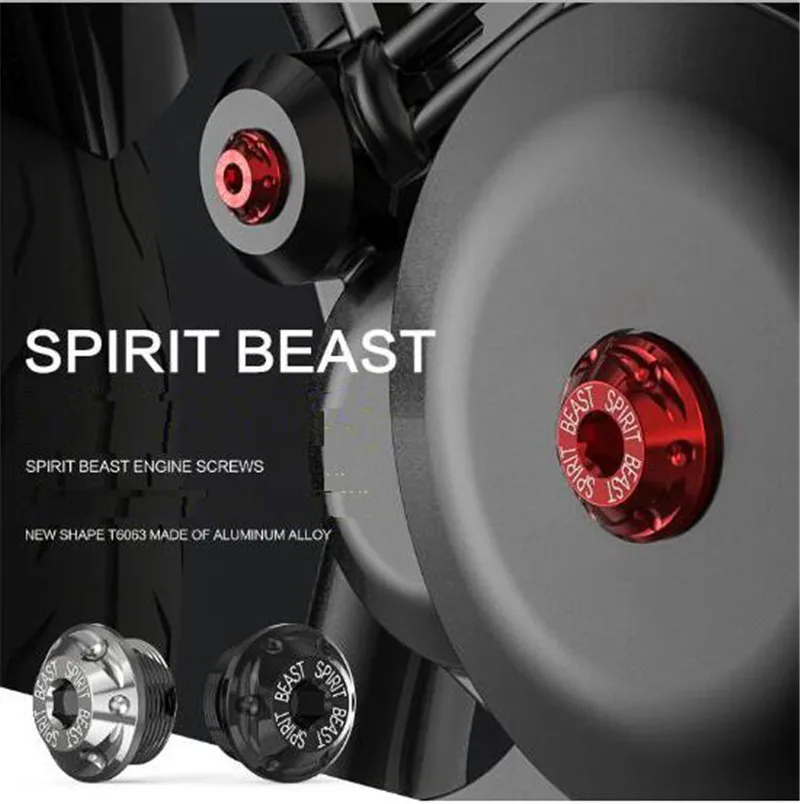 SPIRIT BEAST Motorcycle Accessories Decorations CNC Aluminum Alloy