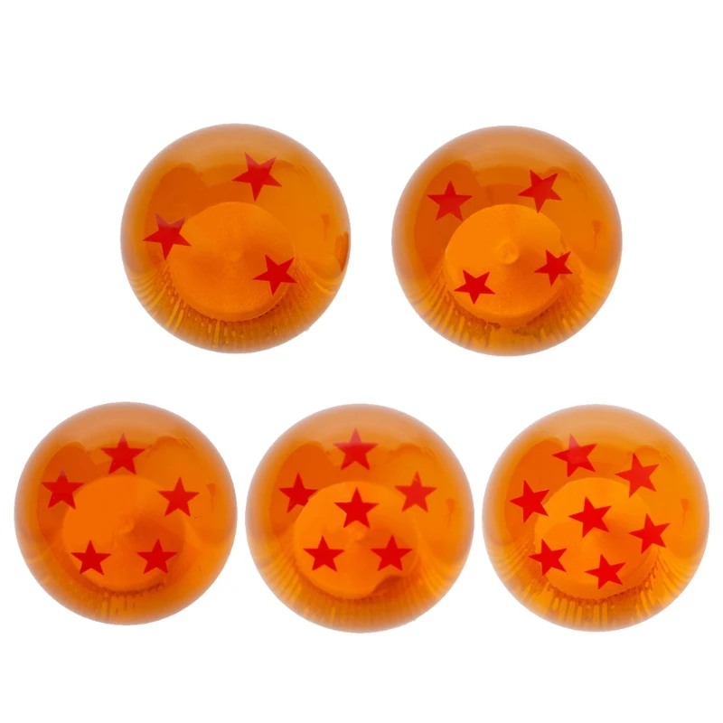 Universal Car Auto Manual Gear 54mm Shift Knob Ball 3 7 Stars 3 Pcs Nut 