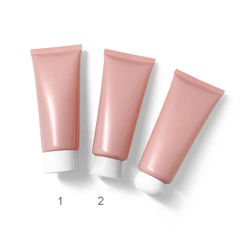 Merah Muda Kosmetik Kosong Lembut Tube 100 Ml Diperas Tabung Wadah Wajah Krim Tabung Botol Warna Yang Indah Wadah Kosmetik Isi Ulang Botol Aliexpress