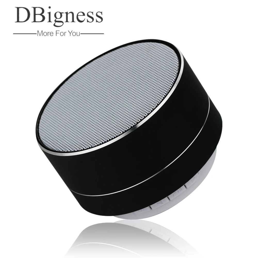 Dbigness алюминиевый сплав цилиндрический беспроводной Bluetooth динамик Поддержка