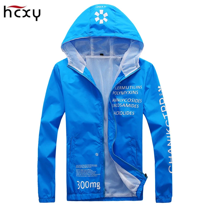 

HCXY 2019 Unisex Sun Protection Clothes Sunscreen Skin Windbreaker UV-proof Jacket Clothing Women Men M-5XL Spring