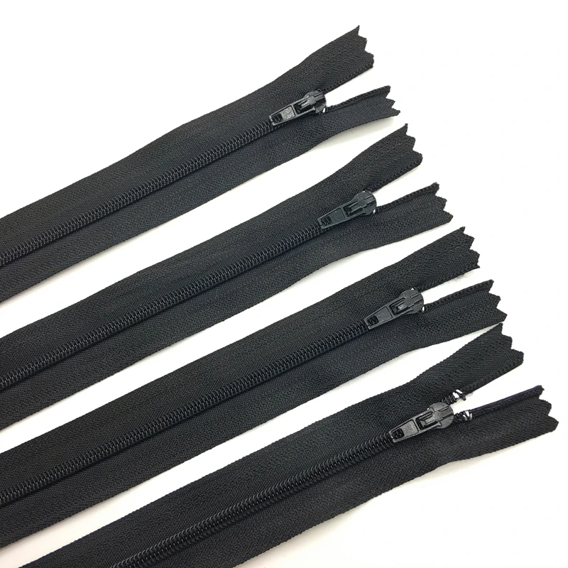 

10pcs 8Inch (20cm) Black Nylon Coil Zippers Tailor Sewing Craft Clothing Accessories Crafter's #3