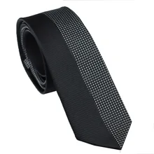 Для Мужчин's Галстуки для костюма в новом дизайне черный серебристый горошек проверок в полоску шейный платок, тонкий галстук 6 см рубашек свадебное платье галстук Corbata